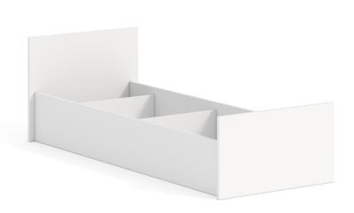 Ліжко 1 спальне 1,0 м "Тоскана" МДФ (ш.1000 / в.650 / г.2052)